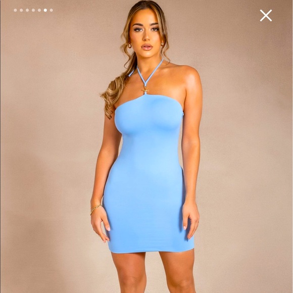 Meshki Sinead Halter Neck Anchor Dress Size Medium - Picture 1 of 13